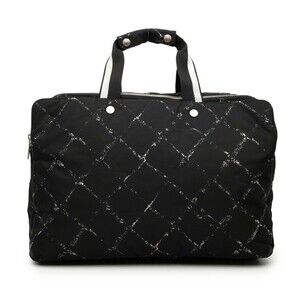 Pre-Loved Chanel Old Travel Line Nylon Travel Bag